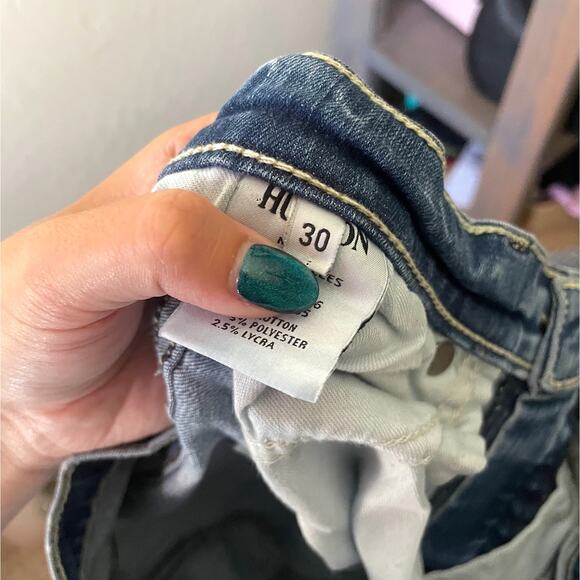 Hudson Jeans Krista Super Skinny Low Rise Stretch Denim Jeans‎ - Size 30 - Picture 7 of 16